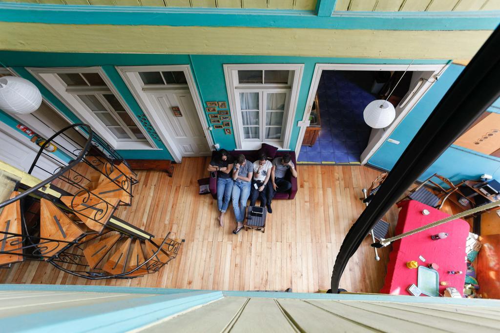 Hostal Casa Verde Limon ヴァルパライソ エクステリア 写真