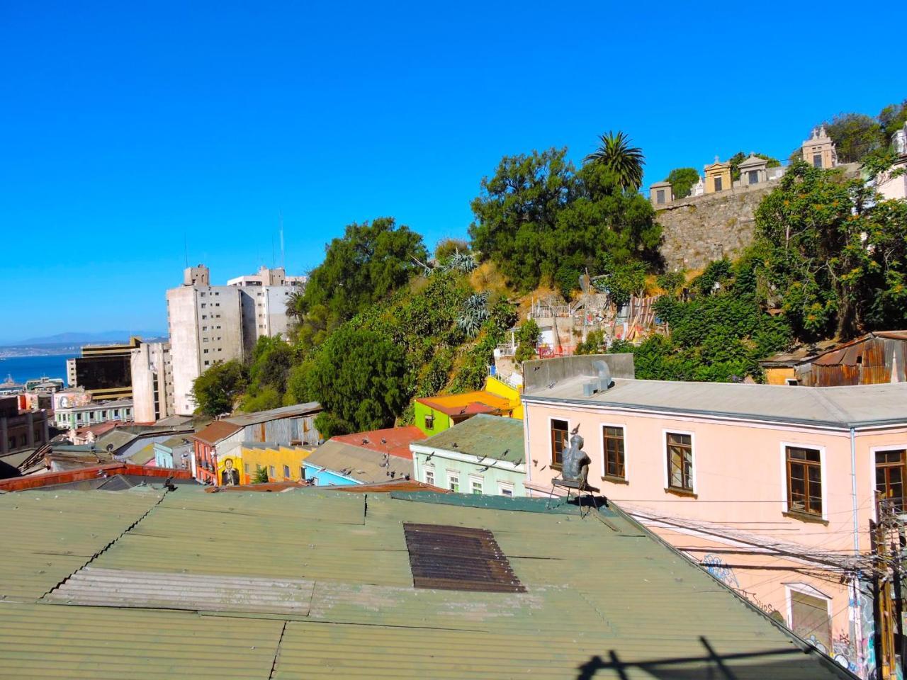 Hostal Casa Verde Limon ヴァルパライソ エクステリア 写真